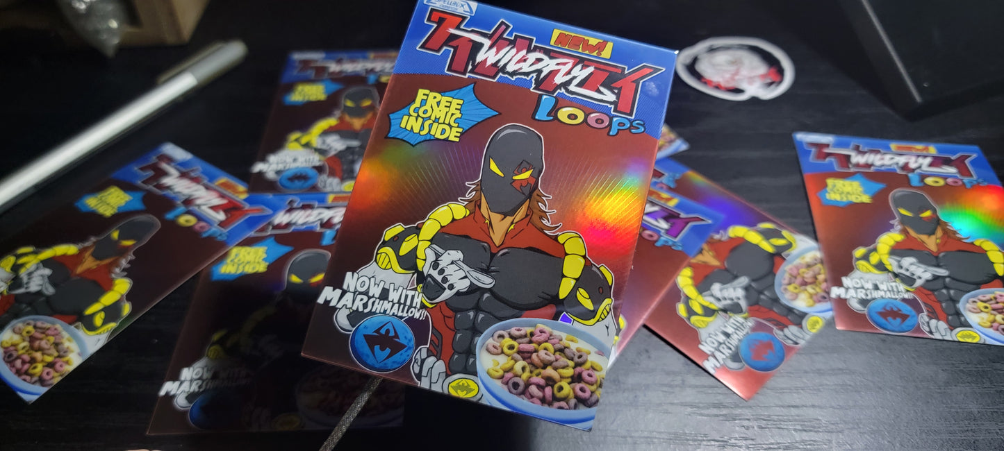 Wildfly Loops Hollographic Sticker