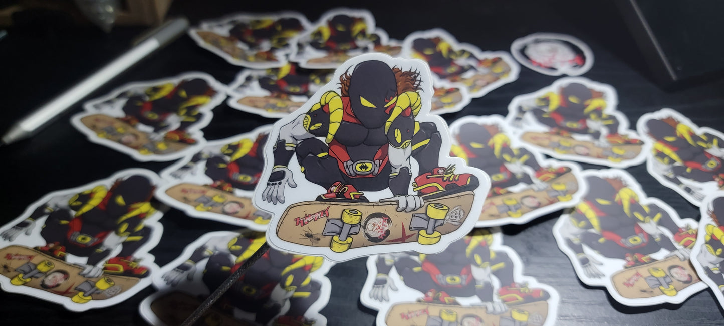 Wildfly Skater 3.0 Vinyl Sticker
