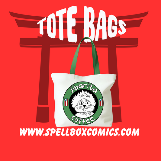 jibarita Coffee  Sombra Cat Tote Bag (Copy)